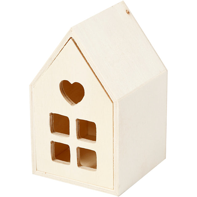 Creativ Company - House with drawer 10.8x6.8 cm wood