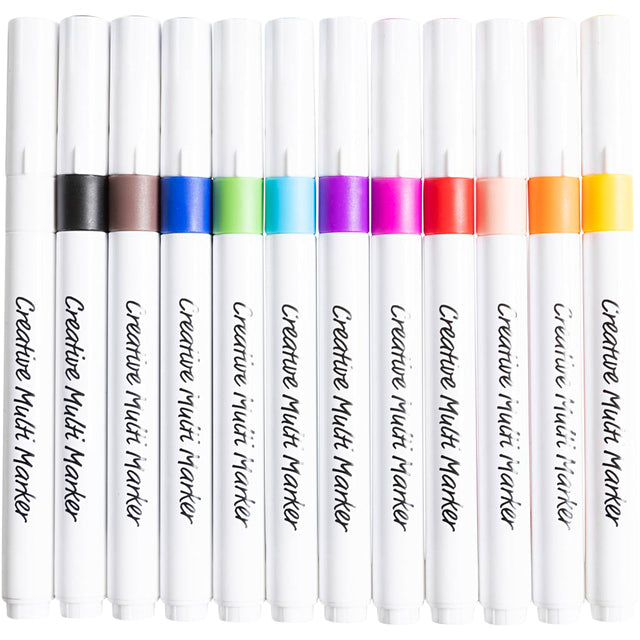 Creativ Company - Multi marker 4mm set of 12 colors