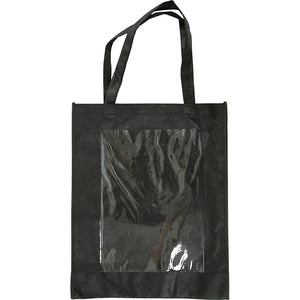 Creativ Company -  Tas crea comp 42x34x12cm plastic voorkant zwart | 20 stuks