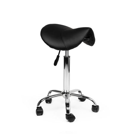 Quantore - Saddle stool medium hard wheels black