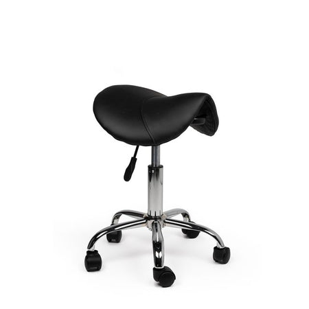 Office - Saddle stool low hard wheels black