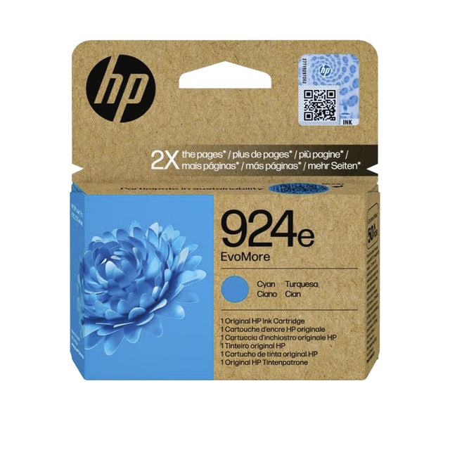 HP - Inktcartridge hp 4k0u7ne 924e evomore blauw