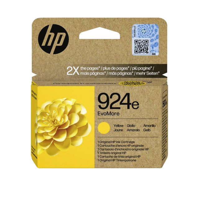 HP - Inktcartridge hp 4k0u9ne 924e evomore geel