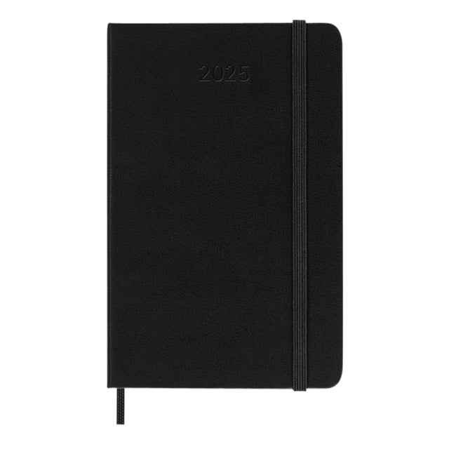 Moleskine - Agenda 2025 msk plan week 7d/2p pocket hc zw