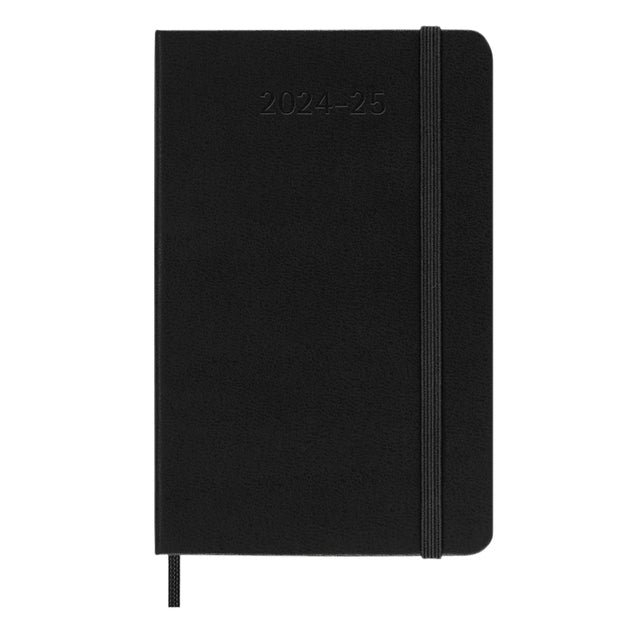 Moleskine - Agenda 24/25 MSK Plan Woche 7d/1p Pocket HC ZW