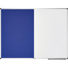Legamaster - Pizarra combinada UNITE pizarra blanca de fieltro azul 90x120cm