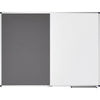 Legamaster - Pizarra combinada UNITE pizarra blanca de fieltro gris 90x120cm