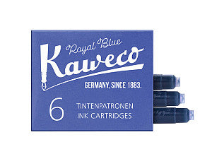 Kaweco - Inktpatroon koningsblauw doosje à 6 stuks