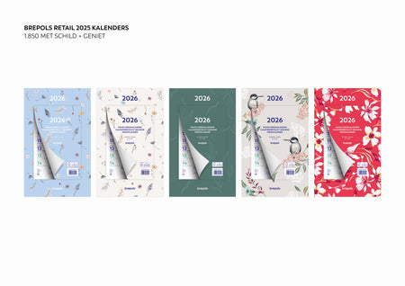 Brepols - Weekly calendar 2026 190x130 7 days/1 page assorted