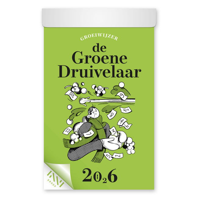 De Druivelaar - Calendario lacrima del giorno 2026 la vite verde | 20 pezzi