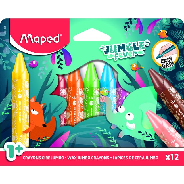 Maped -  Waskrijt Jungle Fever set à 12 kleuren