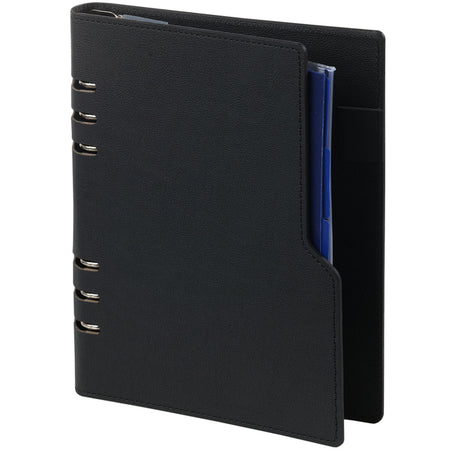 Kalpa - Organizer Clipbook A5 including agenda 2025-2026 7 days/2 pages grain black