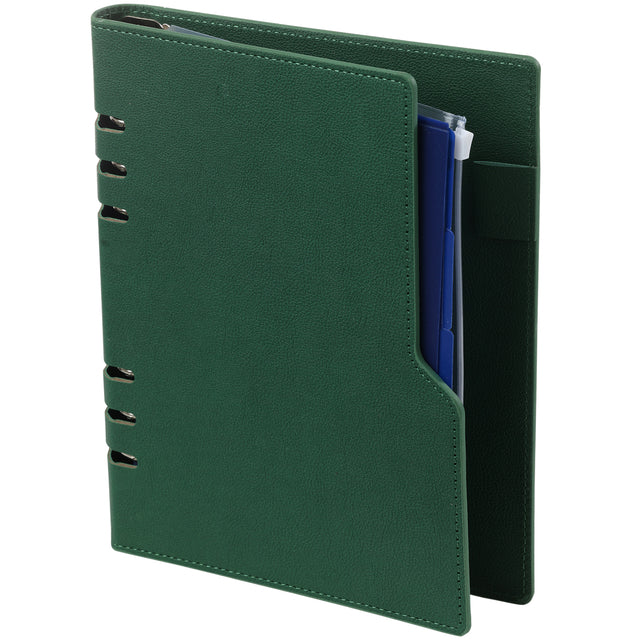 Kalpa - Organizer Clipbook A5 including agenda 2025-2026 7 days/2 pages green