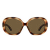 Montana - Lunettes de soleil marron verre polaire brillant demi