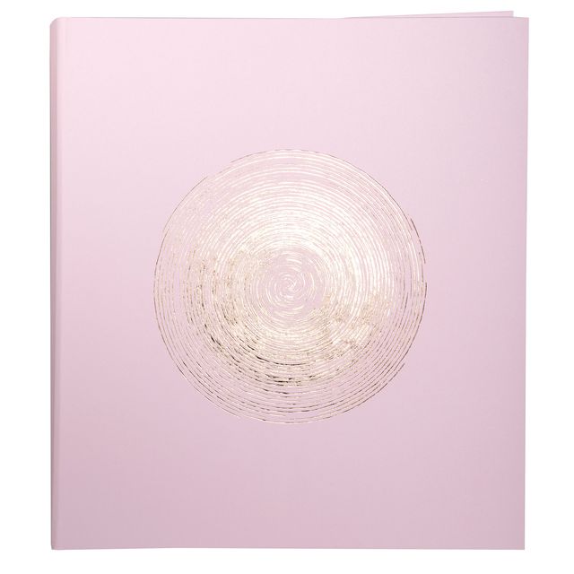 Exacompta - Álbum de fotos 29x32cm 60 páginas blancas Elipse rosa