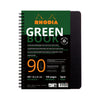 Rhodia - Notbk greenbook a5 lijn 6-g 180 pag zwart