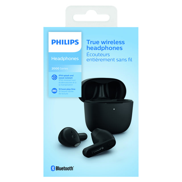 Philips - Earphone In-ear TWS TAT2236 black