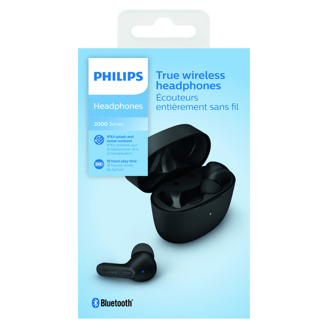 Philips - Kopfhörer Philips in -oer TWS TAT2206 Schwarz