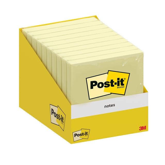 Post-it-memoblok 3m post-it 6820 76x76mm Gelb