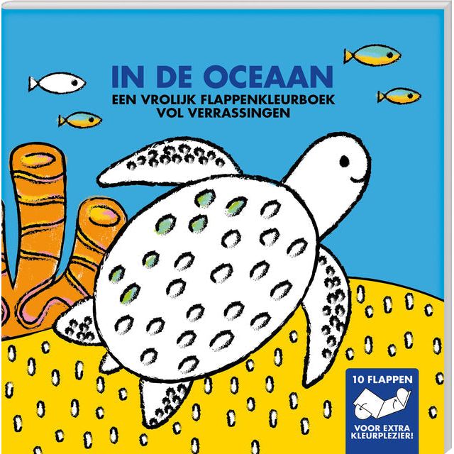 Interstat - Kleurboek met flappen  in de oceaan