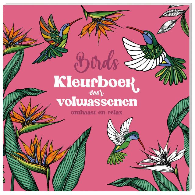 Interstat - Kleurboek voor volwassenen  birds