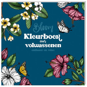 Interstat -  Kleurboek voor volwassenen  bloom