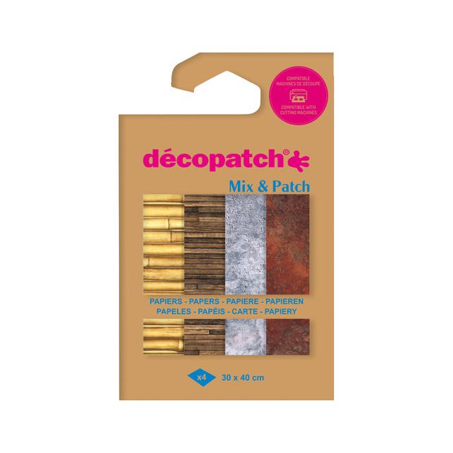 Decopatch - Hobbypapier décopatch 30x40 4vel materials