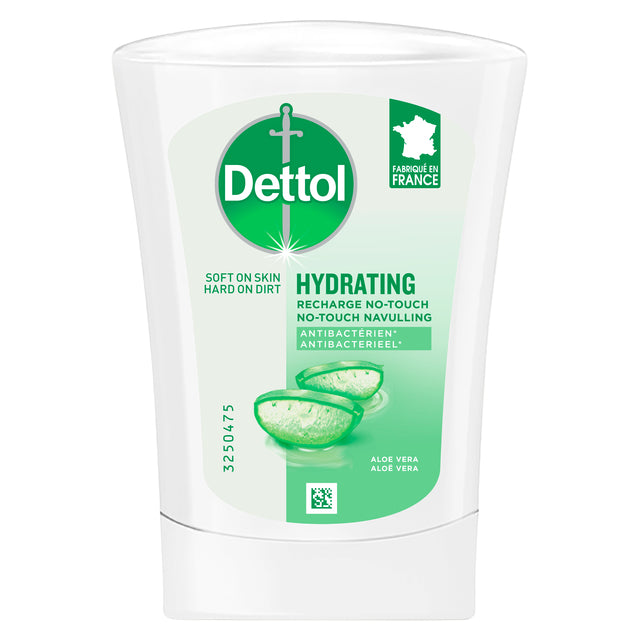 Dettol - Savon à main Dettol hydratant Aloe Vera Antib 250 ml | Ompoot une bouteille x 250 millilitres