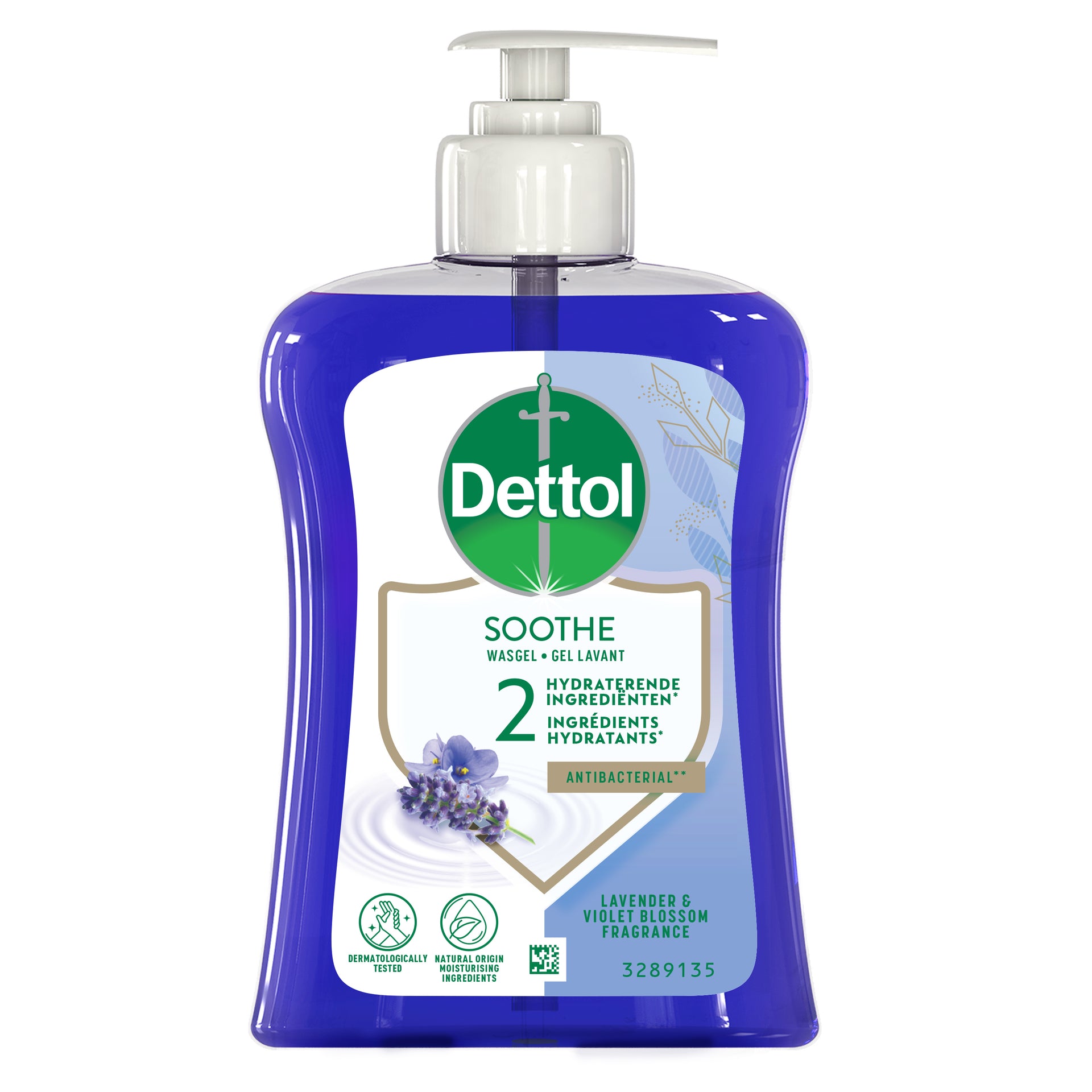 Dettol -  Handzeep  relaxing lavendel antibact 250ml