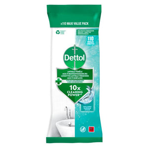 DETTOL - Salviette detergenti antibatteriche Ocean 110 pezzi
