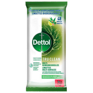 Dettol -  Reinigingsdoekjes  tc eucalyp en limoen 48st