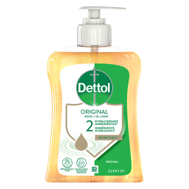 DETTOL - Jabón de Manos Original antibacteriano 250ml