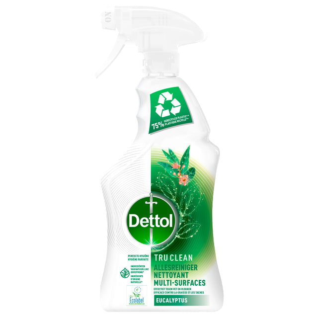 Dettol - All -Purpose Cleaner Dettol TC Eucalyptus Spray 500 ml | Bouteille 500 millilitres