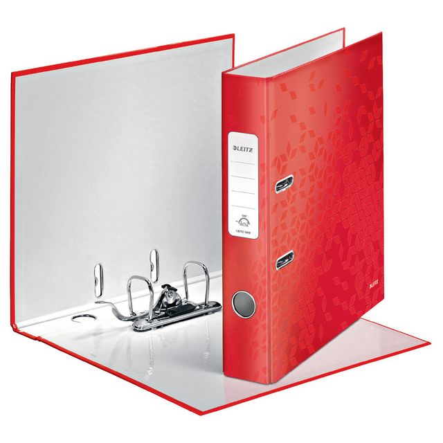 Leitz - Ordner Wow Red, dos de 5 cm