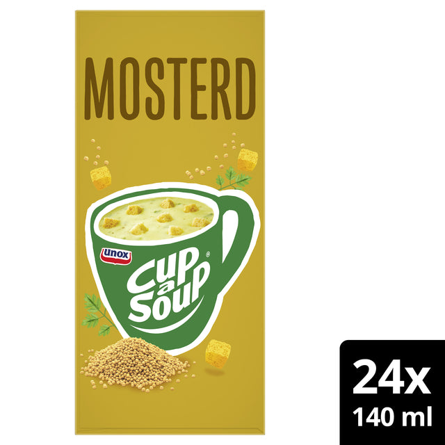 Unox - Cup-a-soup mosterd 24x140ml