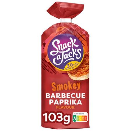 Snack-a-Jacks -  Rijstwafel bbq paprika | 8 stuks