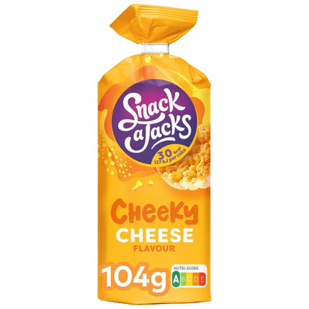 Snack-a-Jacks - Rice waffle cheese pack 104 grams | 8 pieces