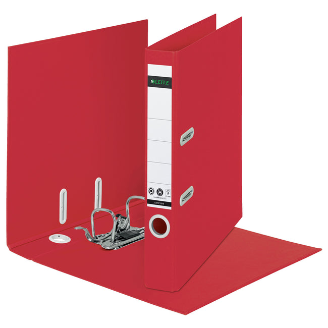 Leitz - Ordner 180° Recycle 55 mm cartón A4 rojo
