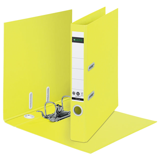 Leitz - Ordner 180° reciclado 55 mm amarillo