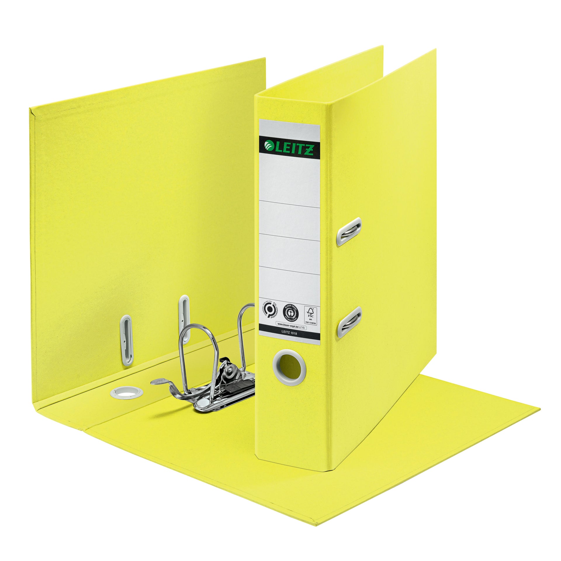 Leitz - Ordner 180° riciclo 80 mm giallo