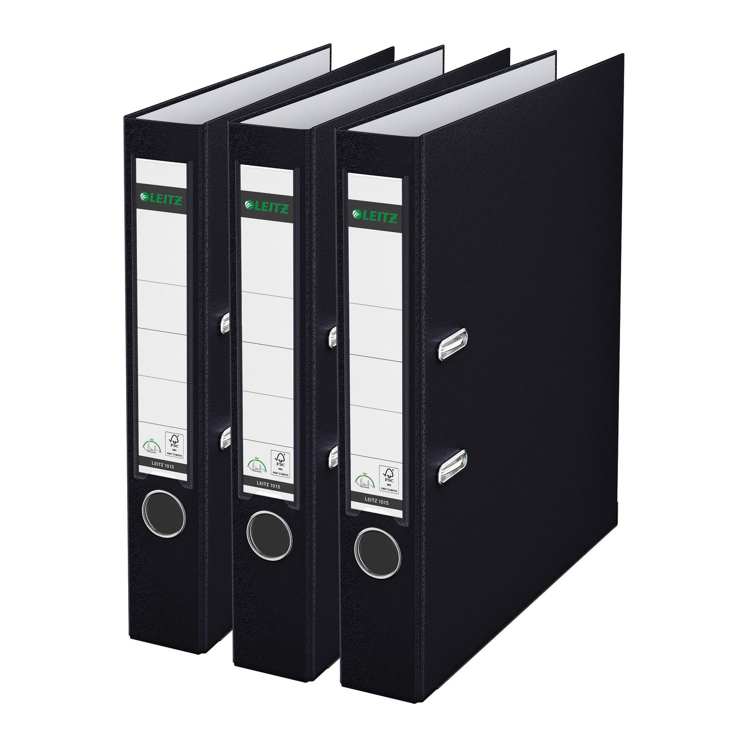 Leitz - Ordner 180° 1015 3 piezas negro