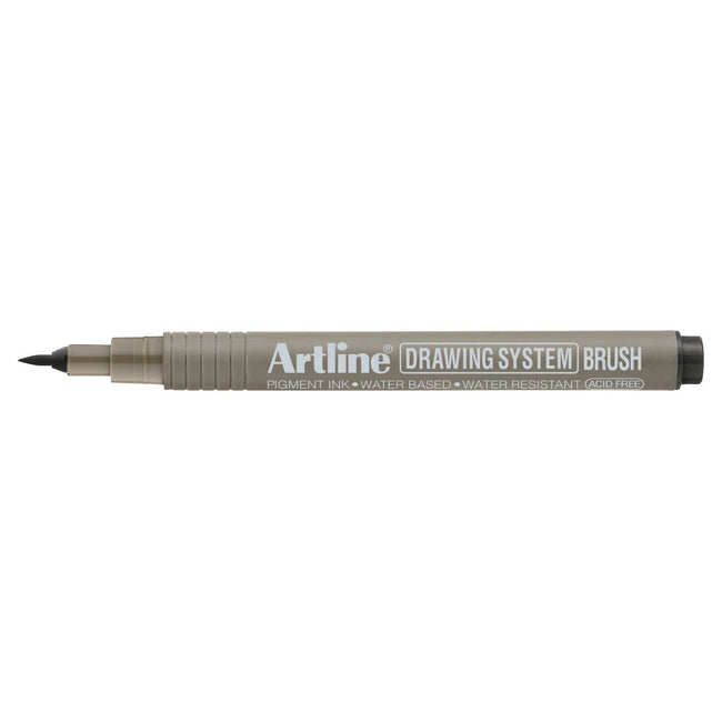 Artline - Fineliner technical brush black