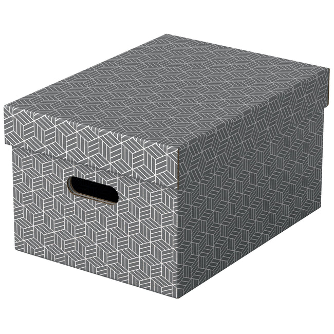 Esselte - Storage box home medium 265x205x365mm gray 3 pieces