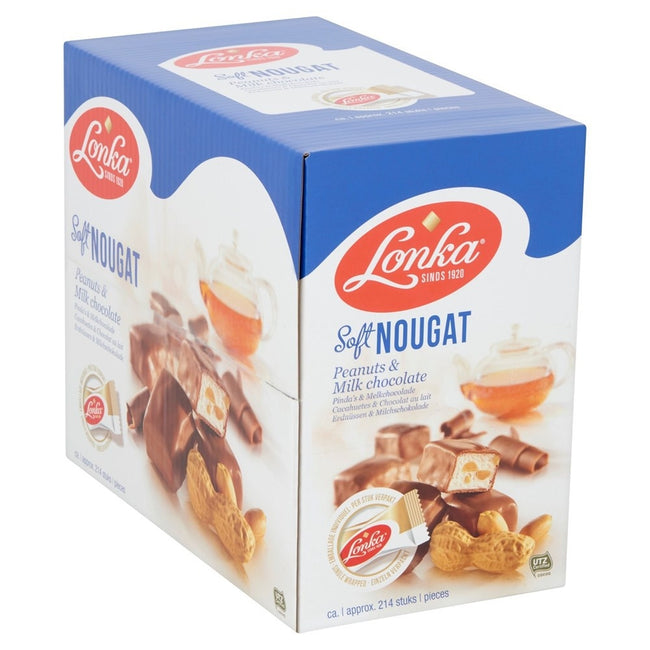 Lonka - Nougat lait de cacahuète coffret 214 pièces