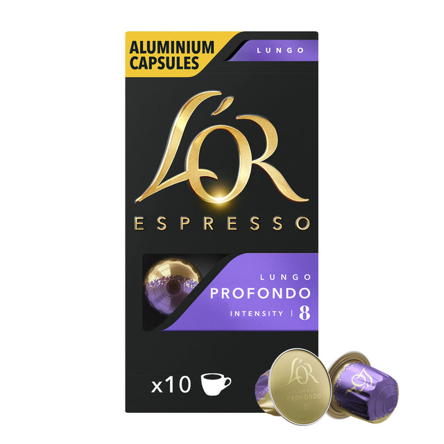 L'or - Tazzine caffè espresso Lungo Profondo 10 pezzi