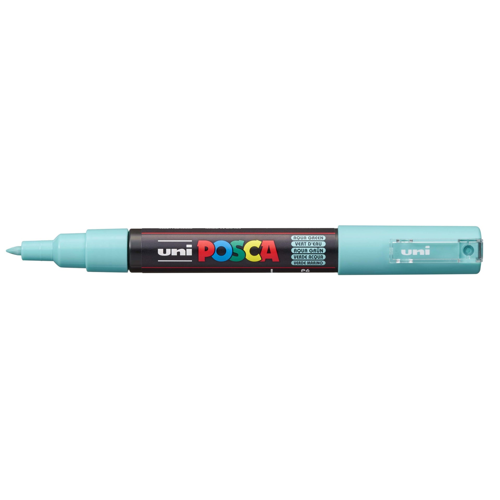 Posca - Paintmarker Uni PC1MC extra fine verde mare | 6 pezzi