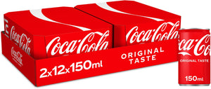 Coca Cola - Erfrischungsgetränk Normaldose 150 ml