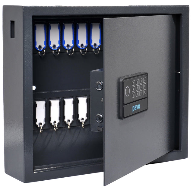 Pavo -  Sleutelkast  magnetisch fingerprint 20 haken