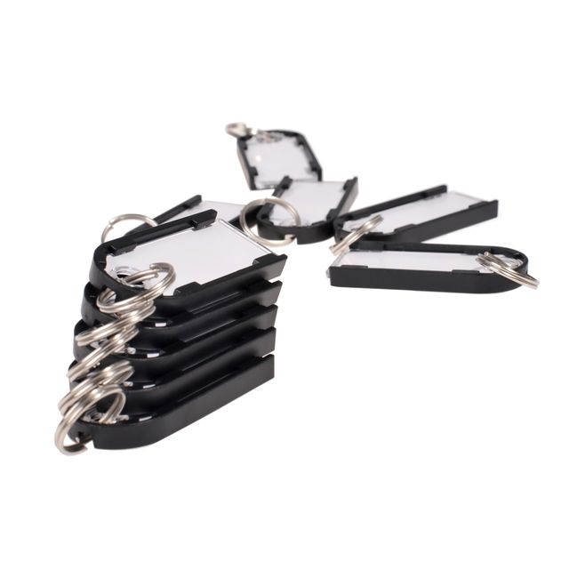 Pavo - Etichetta chiave magnetica 10 pezzi nera