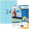 HERMA -  Etiket  4408 70x37mm blauw 2400st